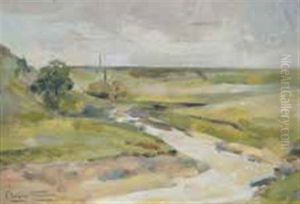 Meandering Stream by Claus Edward Fristrom