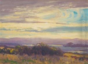 Wellington Harbour by Claus Edward Fristrom