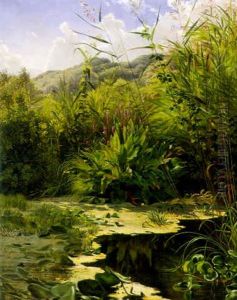 The Lily Pond by Niels Fristrupp