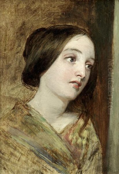 Study Of A Young Girl - view 1