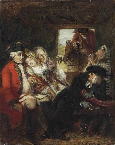 A Stage Coach Adventure In 1750 - Bagshot Heath, A Sketch - view 1