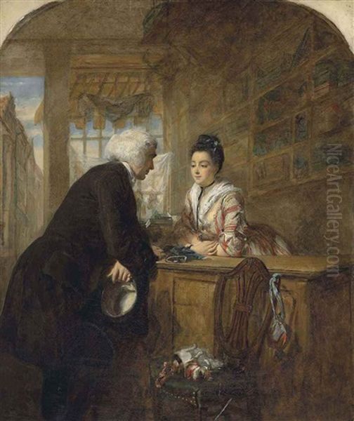 The Glove Seller: A Scene From Sterne's 'sentimental Journey - view 1