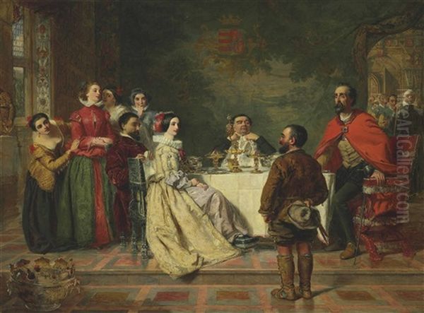Sancho Tells A Tale To The Duke And Duchess - view 1