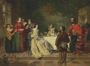 Sancho Tells A Tale To The Duke And Duchess by William Powell Frith