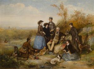 The Shooting Party by William Powell Frith