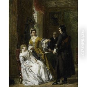 The Love Token (from Sir Walter Scotts The Bridge Of Lammermoor) by William Powell Frith