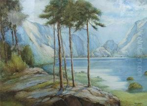 Landscape With Trees by Reginald Harry Austin