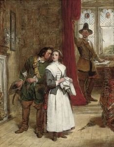 The Puritian's Daughter by William Powell Frith