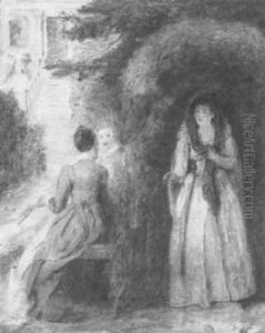 Eavesdropping by William Powell Frith