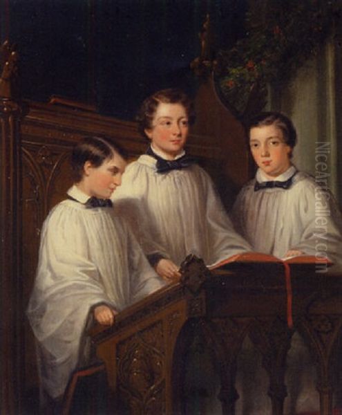 Choristers At Christmas - view 1