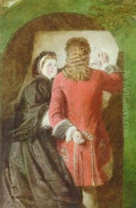 Widow Wadman Lays Seige To My Uncle Toby by William Powell Frith