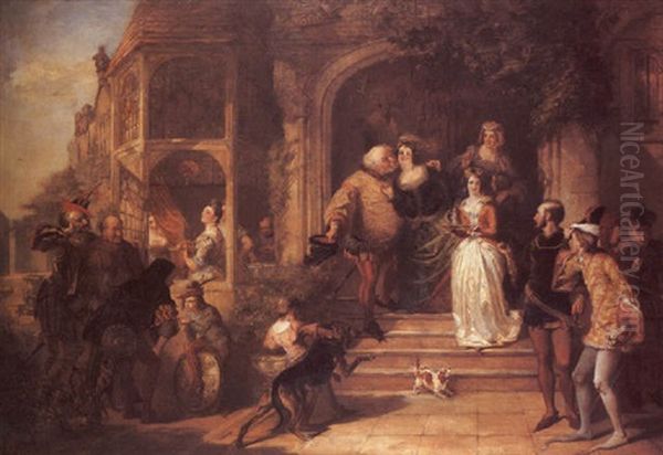 A Scene From The Merry Wives Of Windsor - view 1