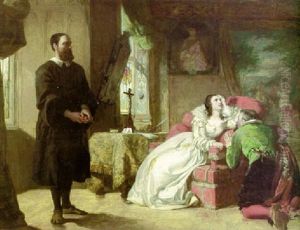 John Knox Rebuking Mary Queen Of Scots by William Powell Frith