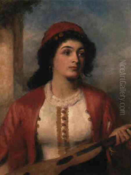 A Gypsy Guitarist - view 1