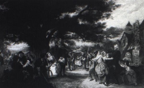 Merry Making In Olden Times - view 1