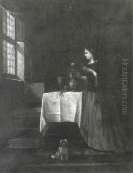 Women Arranging Flowers - view 1