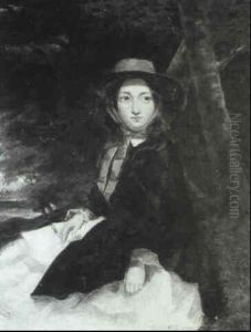 A Girl In A Red Bonnet by William Powell Frith