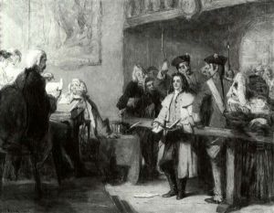 'hogarth Before The Governor Of Calais'