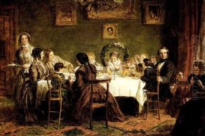 A Sketch For 'many Happy Returns Of The Day' by William Powell Frith