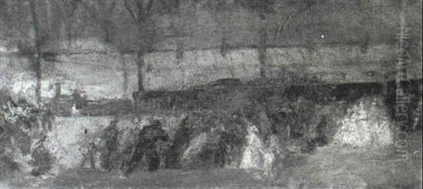 Sketch Of Paddington Station - view 1