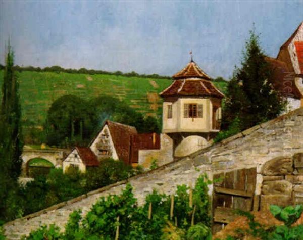 Sommertag In Einem Weinort An Der Enz - view 1