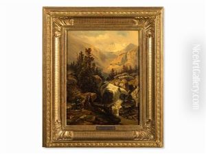 Alpine Stream by Melchior Fritsch