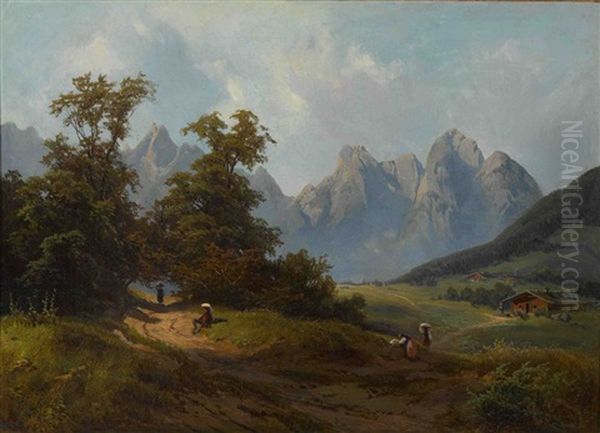 Blick Auf Das Dachsteinmassiv - view 1