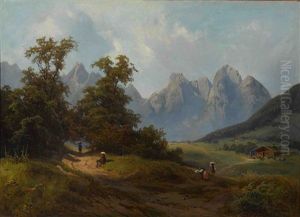 Blick Auf Das Dachsteinmassiv