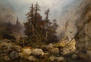 Zwei Jager Im Gebirge Zwei Jager Im Gebirge