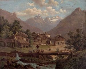 Dorf Vulpmes Im Stubaitale, Tirol