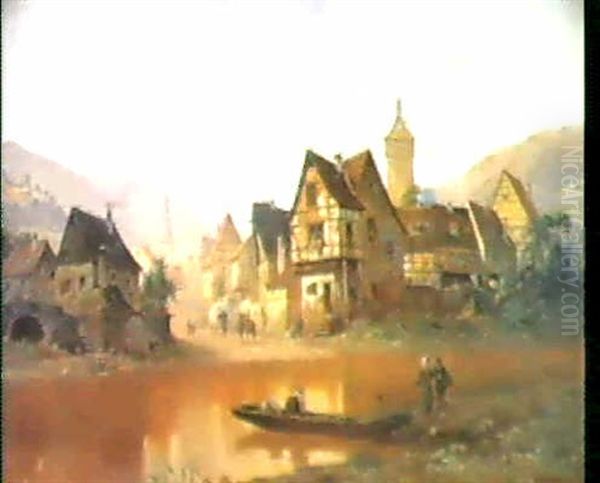 Altes Stadtchen Am Neckar. - view 1