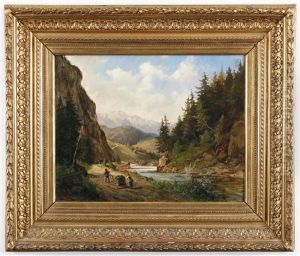 Partie An Der Murz Bei Murzsteg by Otto Fritz