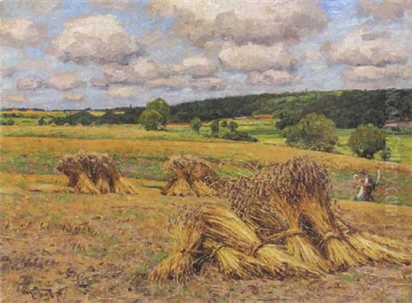 Getreidegarben Auf Dem Kornfeld - view 1