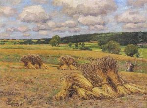 Getreidegarben Auf Dem Kornfeld Getreidegarben Auf Dem Kornfeld