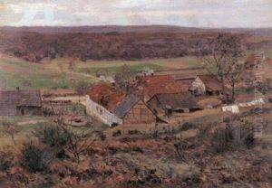 Gehoft In Landschaft Gehoft In Landschaft