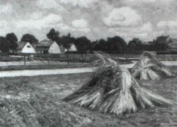 Getreidehocken Am Dorfrand - view 1