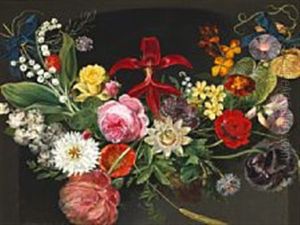 Flower Festoon by Claudius Ditlev Fritzsch