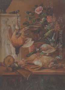 Nature Morte Med Jagtsymboler