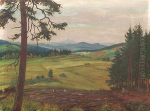 Sachsische Herbstlandschaft by Julius Otto Fritzsche