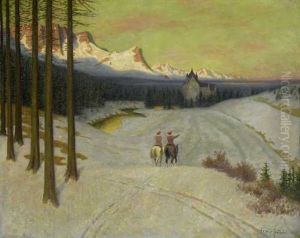 Winterstilles Land by Hermann Frobenius