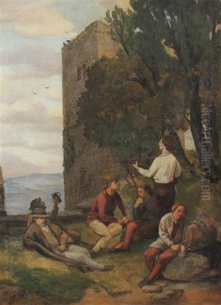 Kunstlerkneipe Auf Der Lobedaburg Bei Jena - view 1