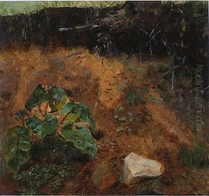 Plants Growing On A Hill by Lorenz Frolich