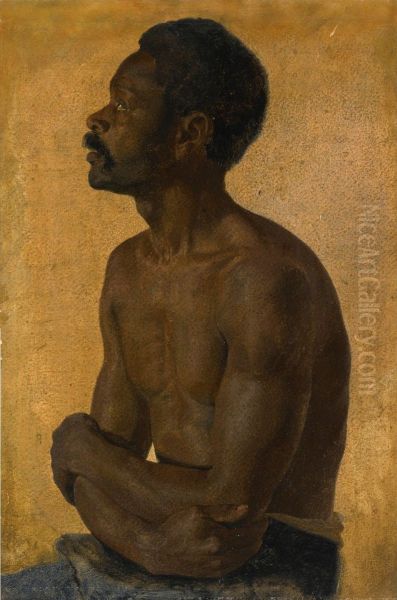 Portrait Of An African Man by Lorenz Frolich