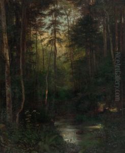 Einsiedelei Bei Solothurn (verenaschlucht) by Otto Froelicher