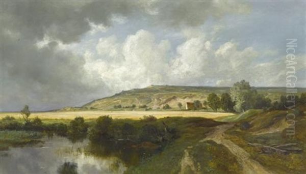 Spatsommerliche Feldlandschaft - view 1