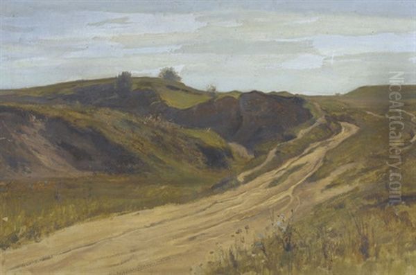 Landschaft Mit Weg (study) - view 1