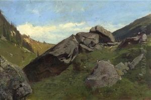 Berglandschaft by Otto Froelicher