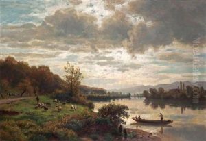 Die Aare Bei Dreibeinskreuz Die Aare Bei Dreibeinskreuz