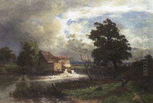 Muhle Am Fluss by Otto Froelicher