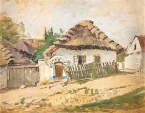 Nordisches Dorfmotiv by Antos Frolka